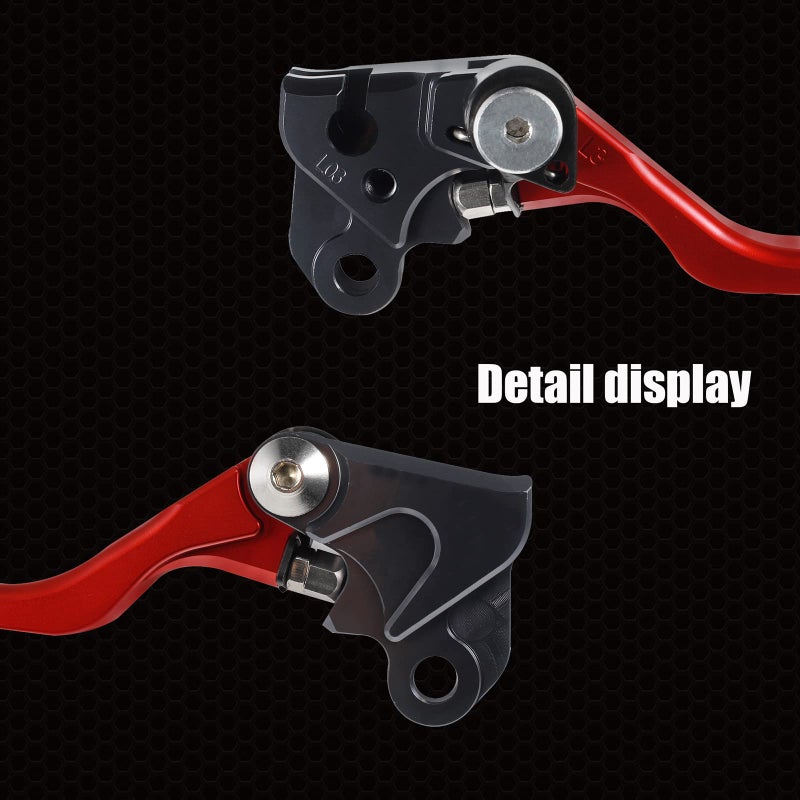 TIRGE Motorcycle CNC Foldable Pivot Clutch Brake Lever Handle for CRF150F CRF230F CRF 230F 2003-2019 CRF250F 2019-2022 (l03r06) - Image 4